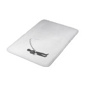 Fischerei Badematte (Schrägansicht)