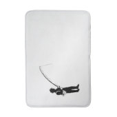 Fischerei Badematte (Vorderseite Vertikal)