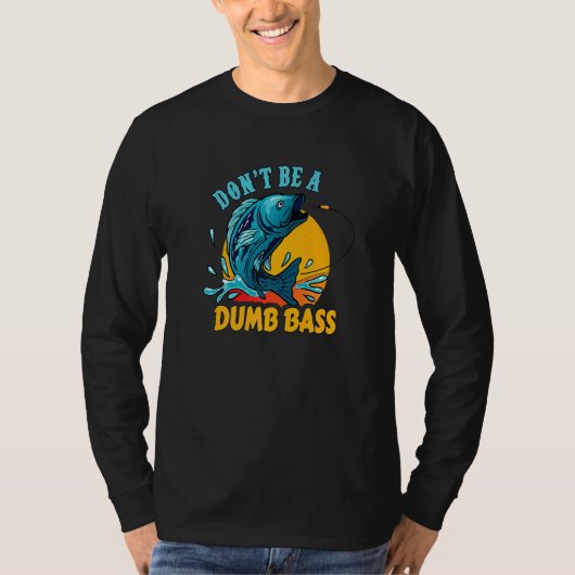 Fischerei Bassfische T-Shirt (Vorderseite)