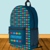 Fischerei Bedruckter Rucksack