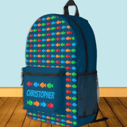 Fischerei Bedruckter Rucksack