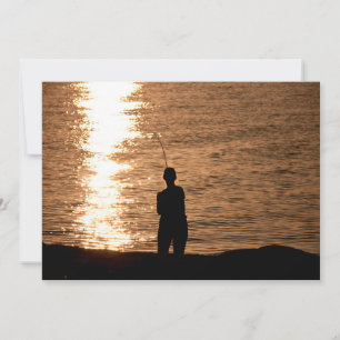 Fischerei bei Sonnenuntergang