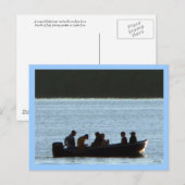 Fischerei bei Sunset Postcard Postkarte (Vorne/Hinten)
