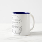 Fischerei Beruhigt das Soul Zweifarbige Tasse (VorderseiteRechts)