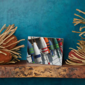 Fischerei Bouy Plaque Fotoplatte (Seite)