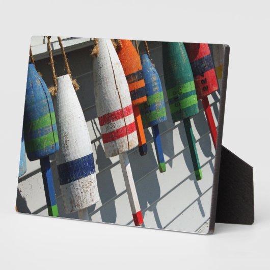 Fischerei Bouy Plaque Fotoplatte (Seite)