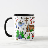 Fischerei, Camping, Mittelwesten Tasse (Links)