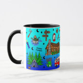 Fischerei, Camping, Mittelwesten Tasse (Links)
