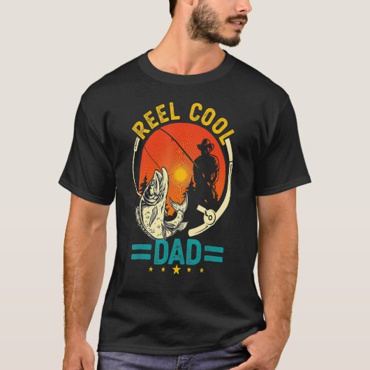 Fischerei Cooler Vater T-Shirt (Vorderseite)