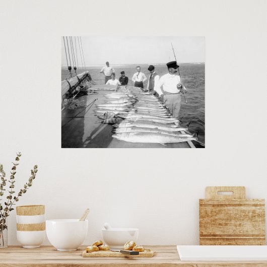 Fischerei der 1890er Jahre Poster (Küche)