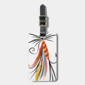 Fischerei der Fliege Gepäckanhänger (Vorderseite vertikal)