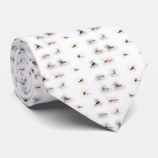 Fischerei der Fliegen Krawatte (Gerollt)