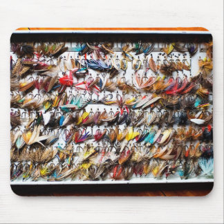 Fischerei der Fliegen Mousepad