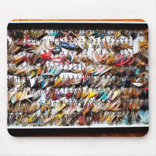 Fischerei der Fliegen Mousepad (Vorne)