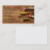 Fischerei der Köder-Visitenkarte Visitenkarte (Vorne/Hinten)
