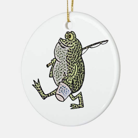 Fischerei der Liebe I! Keramikornament (Links)