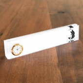 Fischerei des Speichers Namensplakette (Seite)