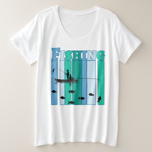 Fischerei | Die besten Fischgeschenke Große Größe T-Shirt (Design vorne)