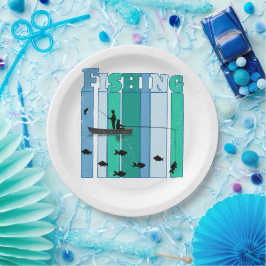 Fischerei | Die besten Fischgeschenke Pappteller (Party)