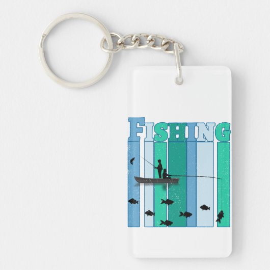 Fischerei | Die besten Fischgeschenke Schlüsselanhänger (Vorderseite)