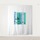 Fischerei | Die besten Fischgeschenke Wandteppich (Vorderseite)