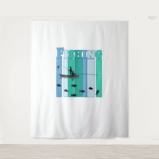 Fischerei | Die besten Fischgeschenke Wandteppich (Vorderseite)