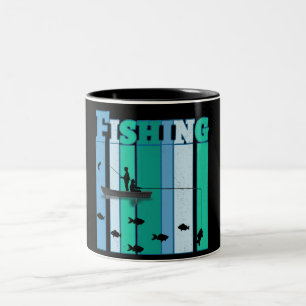 Fischerei Die besten Fischgeschenke Zweifarbige Tasse