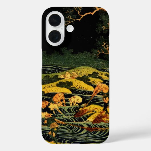 Fischerei durch Torchlight in der Provinz Kai Case-Mate iPhone Hülle (Rückseite)