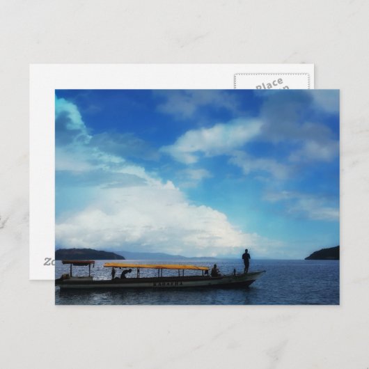 Fischerei. East Halmahera. Indonesien Postkarte (Vorne/Hinten)