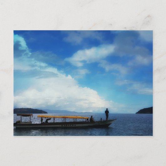 Fischerei. East Halmahera. Indonesien Postkarte (Vorderseite)