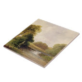 Fischerei: Einen Fisch (Öl auf Leinwand) spielen Fliese (Seite)