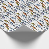 Fischerei-Einwickelpapier Geschenkpapier (Ecke)