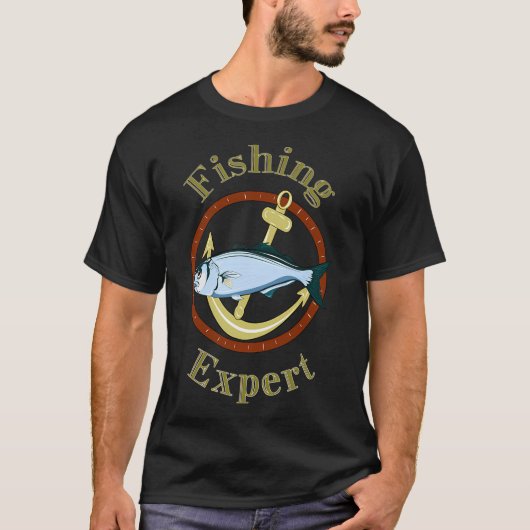 Fischerei Experte T-Shirt (Vorderseite)