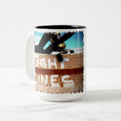 Fischerei feste Linien Angelrutenfischenspule Zweifarbige Tasse (Vorderseite Links)