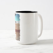 Fischerei feste Linien Angelrutenfischenspule Zweifarbige Tasse (VorderseiteRechts)