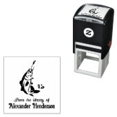 Fischerei: Fisch in einem Buch der Bibliothek Permastempel (Beispiel)