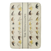 Fischerei Fische Aquarellwald Fischer Badematte (Vorderseite Vertikal)