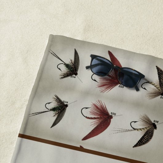 Fischerei Fischen Regenbogenforelle Rustikal Strandtuch (Beispiel)