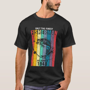 Fischerei Fischer 1948 73. Geburtstag Vintag 1948 T-Shirt