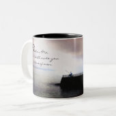 Fischerei/Fischer-inspirierend Sammlung Zweifarbige Tasse (Vorderseite Links)