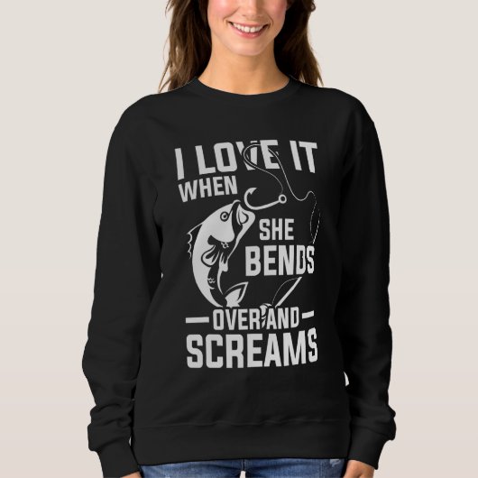 Fischerei Fischer Joke Hobby Fischerei Sweatshirt (Vorderseite)