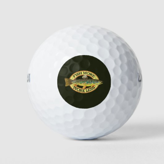 FISCHEREI - FISCHEREI - ARBEIT WENIGER GOLFBALL (Vorderseite)