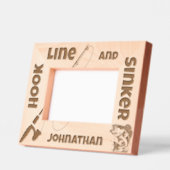 Fischerei Fischfang Hook Line Sinker Individuelle  Geätzte Rahmen (Links)