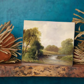 Fischerei: Fischfang (Öl auf Leinwand) Fotoplatte (Seite)