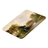 Fischerei: Fischfang (Öl auf Leinwand) Magnet (Linke Seite)