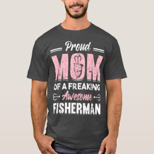 Fischerei Fisherman Mother Fisher Mama Fisch T-Shirt