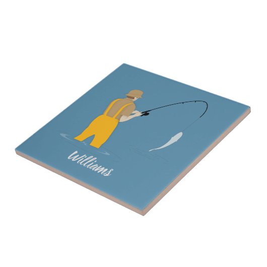 Fischerei Fliese (Seite)