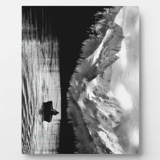 Fischerei Fotoplatte (Vorderseite)