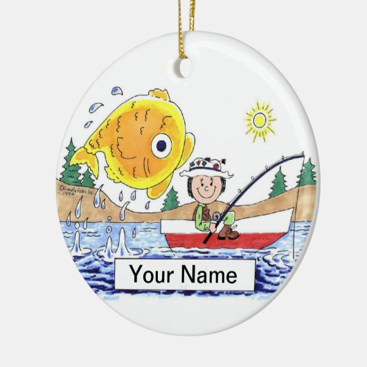 Fischerei - Frauen Keramikornament (Links)