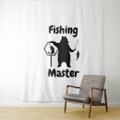 Fischerei, Funny Fishing, Bärenfischerei, Liebe de Wandteppich (Beispiel)
